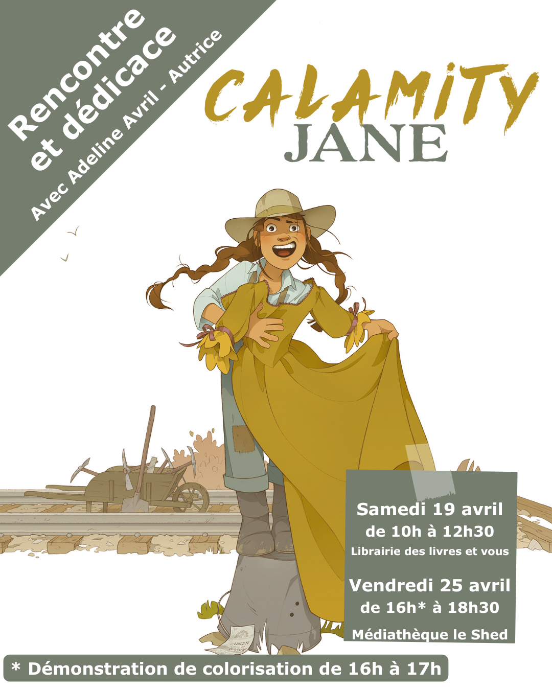 Dédicace Adeline Avril