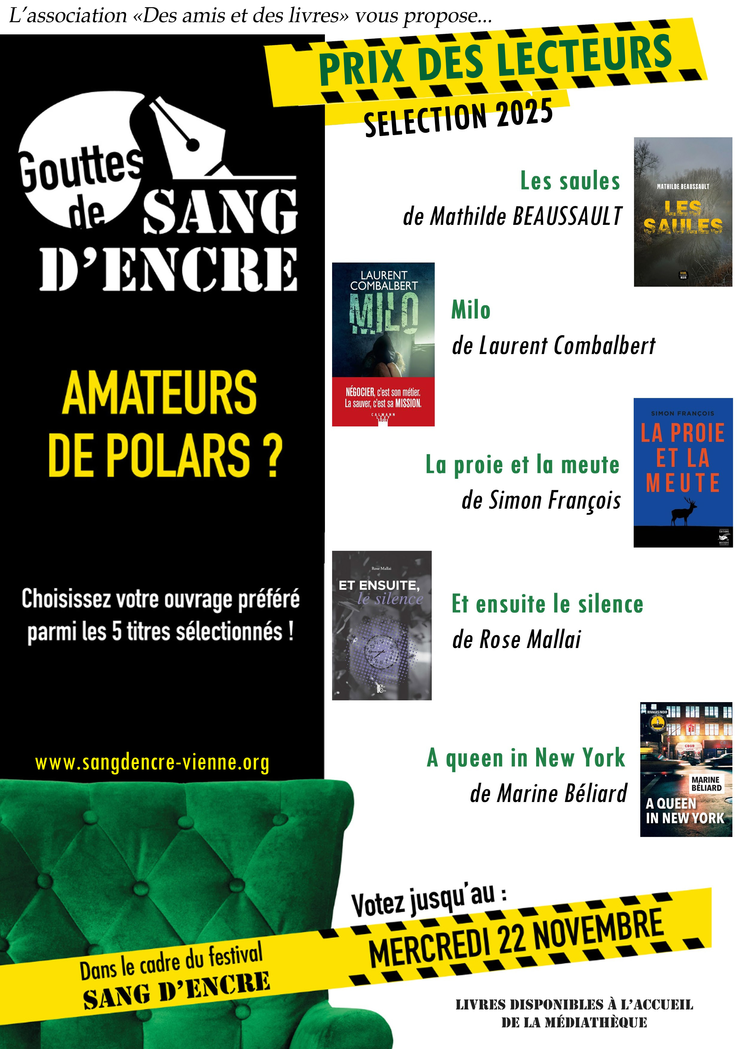 Affiche Sang dencre2025