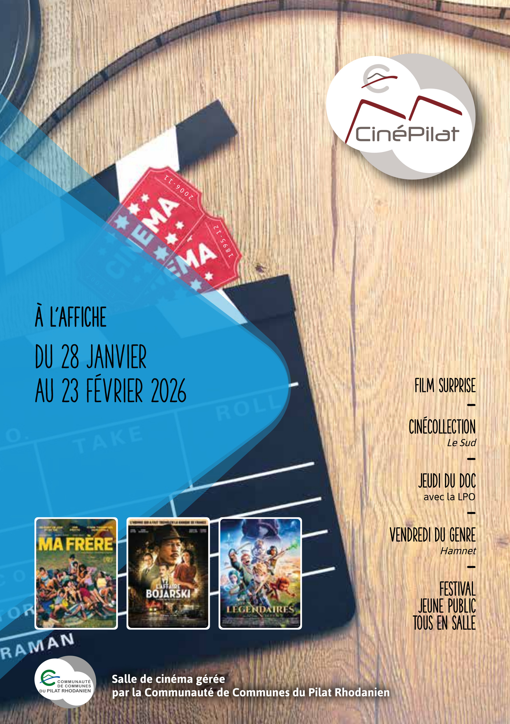 cinepilat programme fevrier 2026