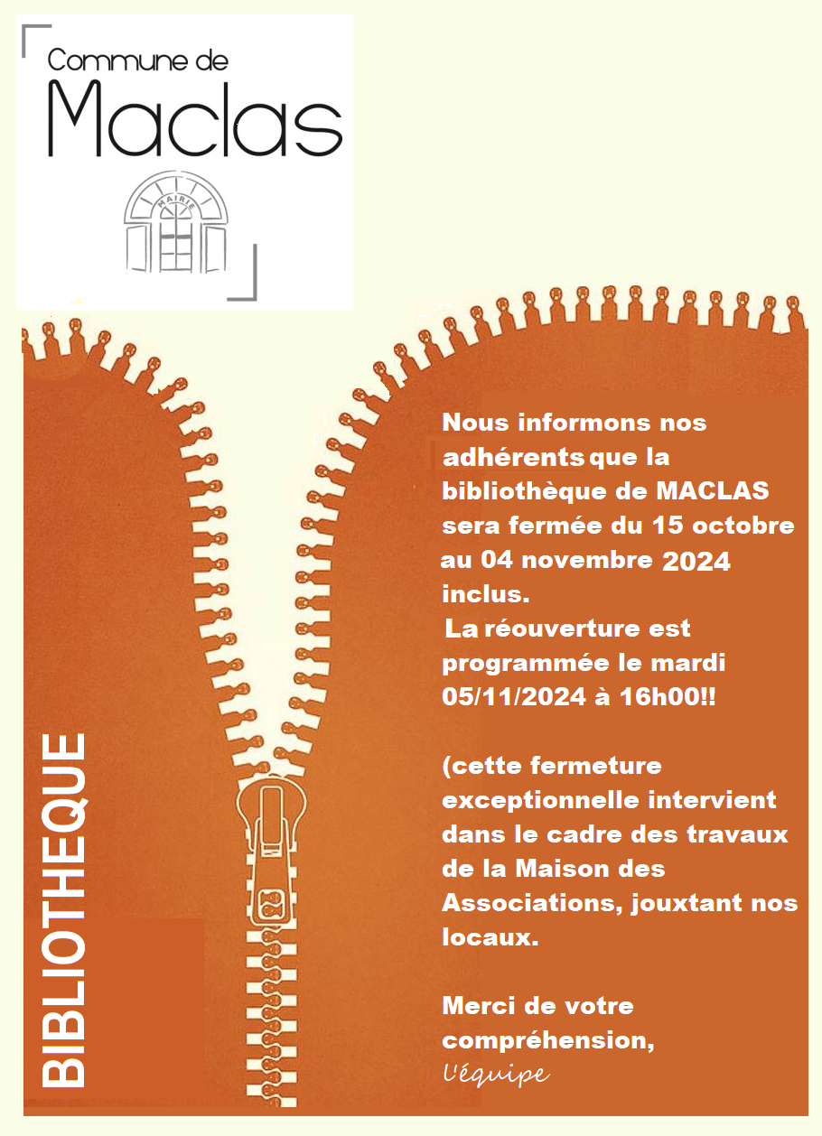 exceptionnellement fermeture octobre