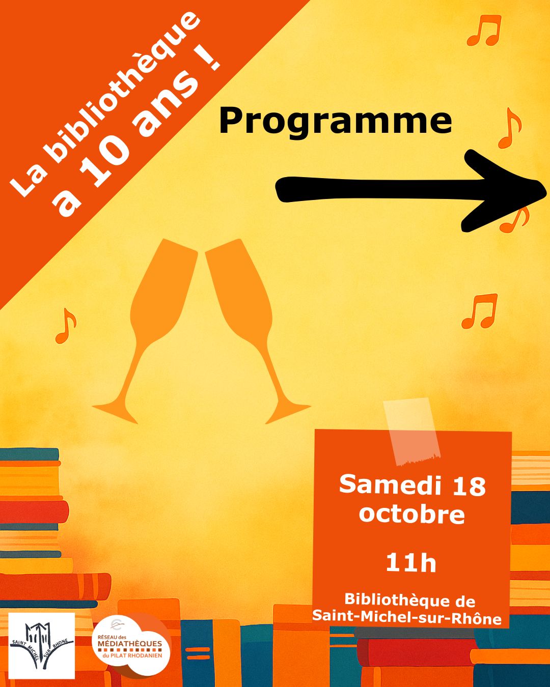 10 ans de la bibliothèque de saint michel sur loire